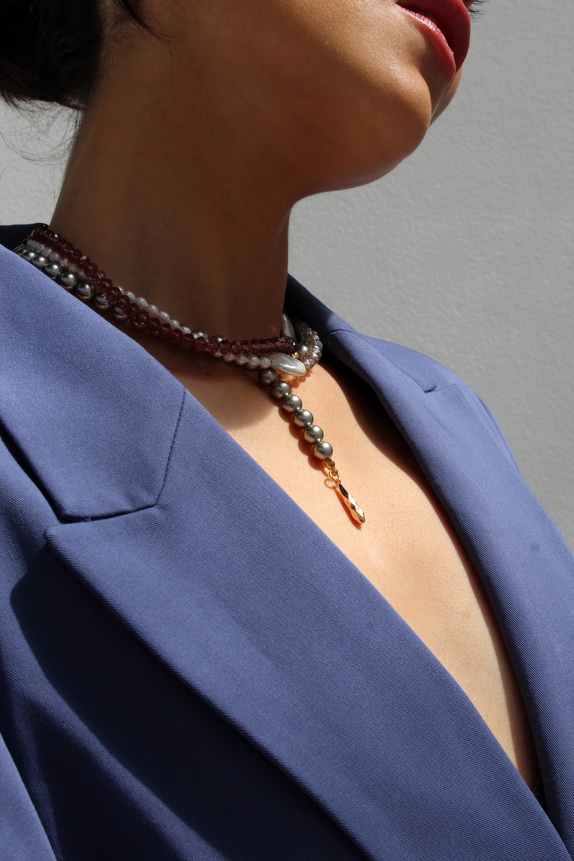 BAHIA Necklace - Gray