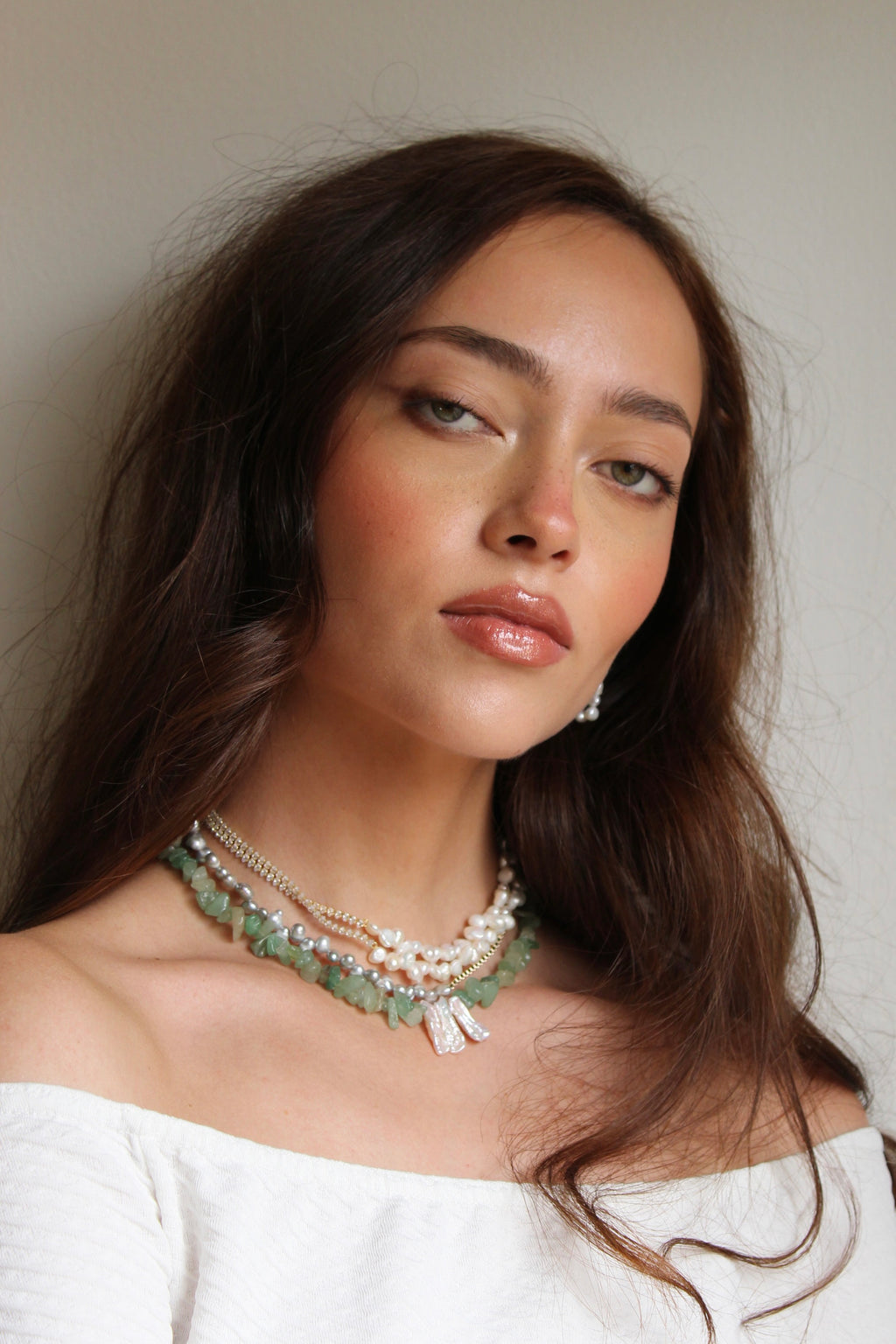 AMIRA Tennis Choker - White