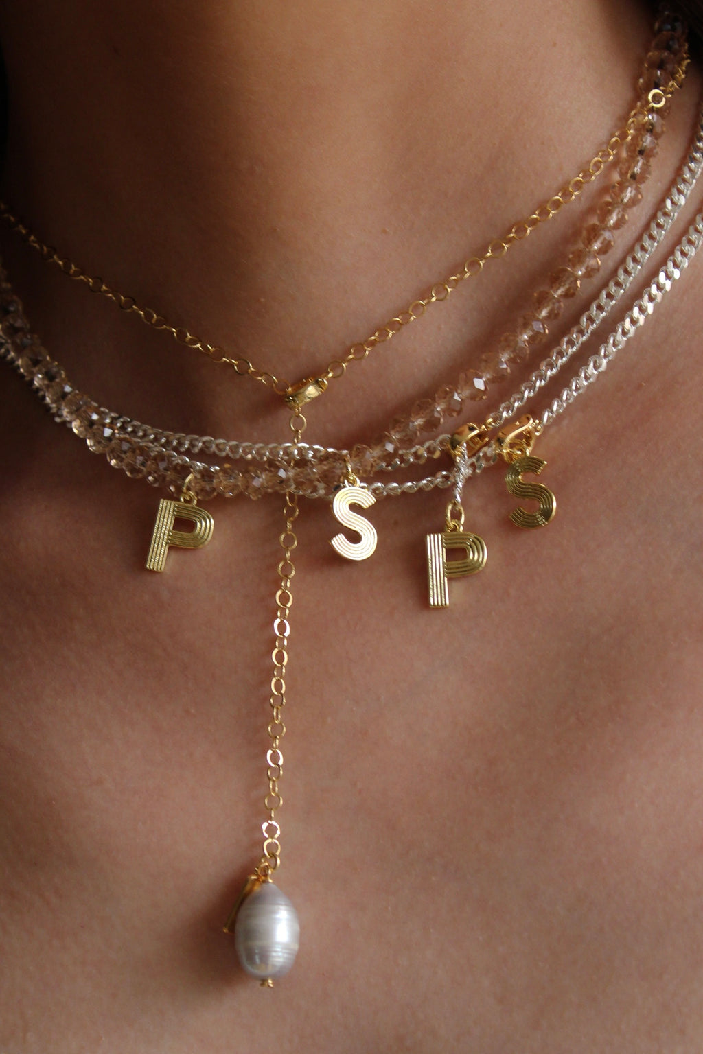 ALFABETO Necklace - 2 iniciales