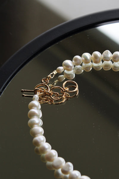 JASMINE PEARL NECKLACE Gold