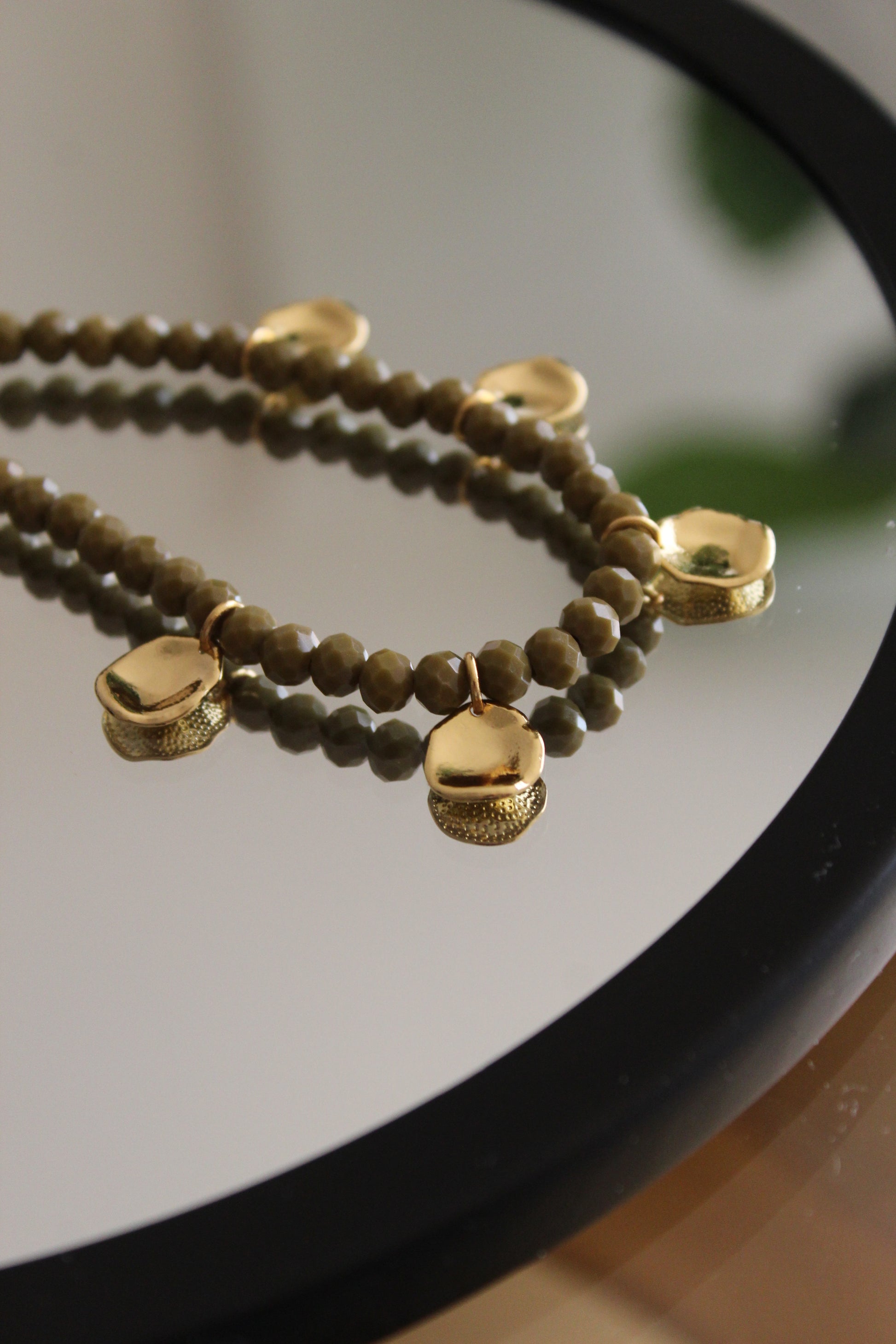 PETAL SAGE Gold Necklace