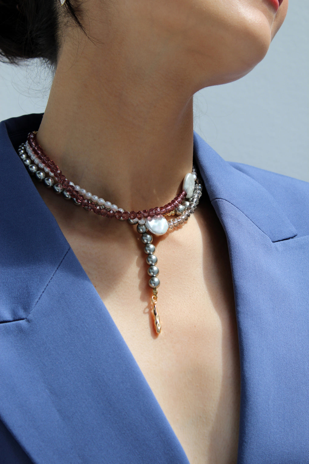 BAHIA Necklace - Plum