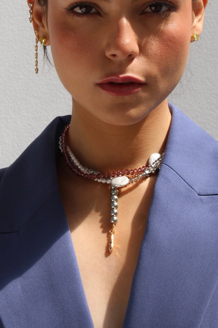 BAHIA Necklace - Gray