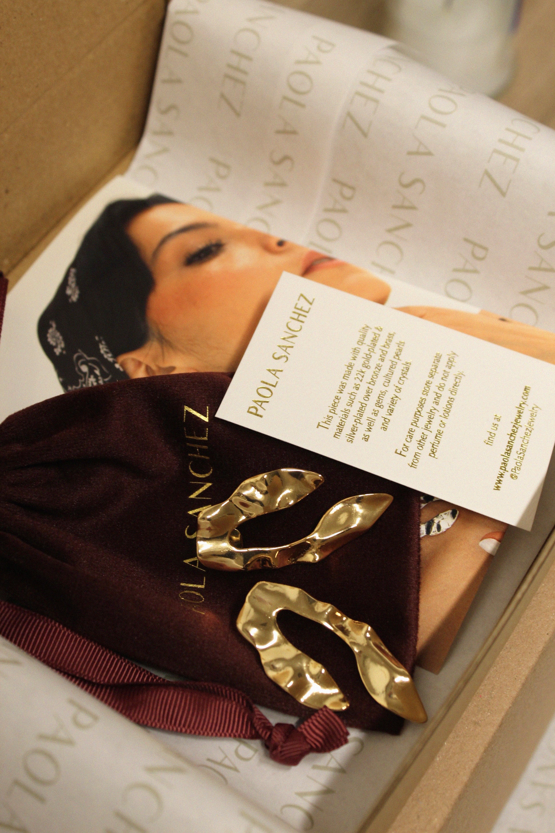 PALOMA Gold Earrings