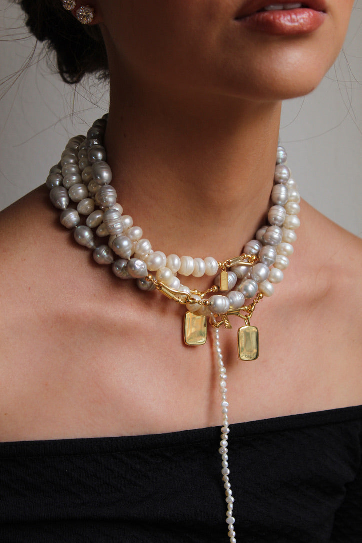 LOU Chunky Necklace - White