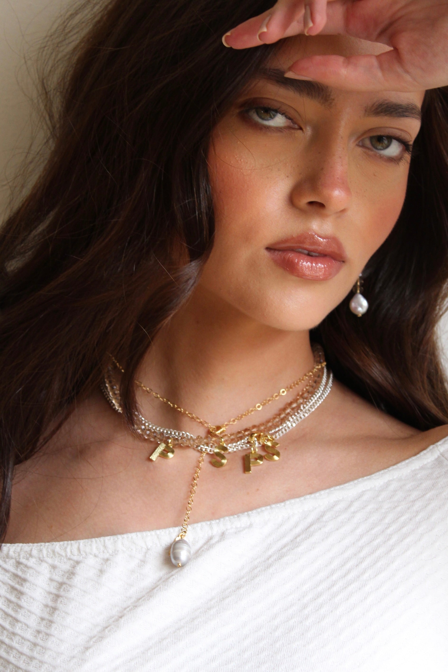 ALFABETO Necklace - 2 iniciales