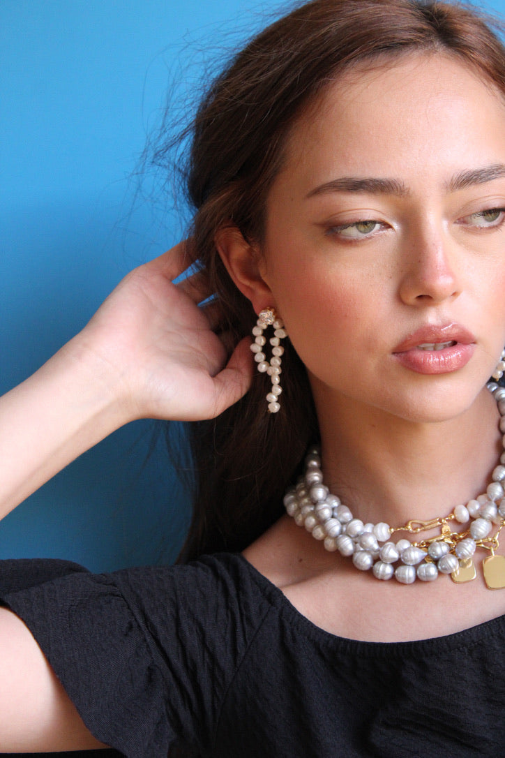 AMIRA Pearl Earrings