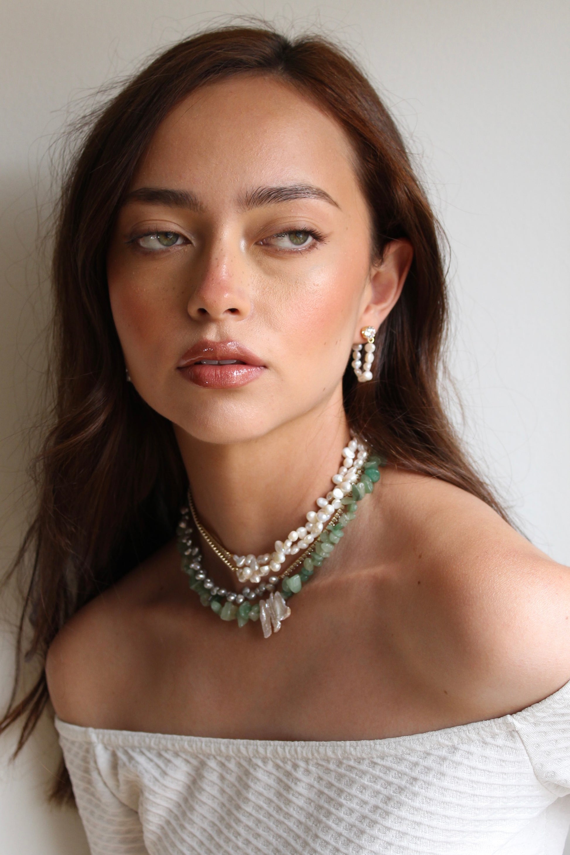 AMIRA Tennis Choker - White