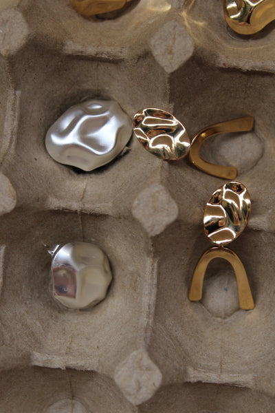 DUNE Silver Mate Earrings