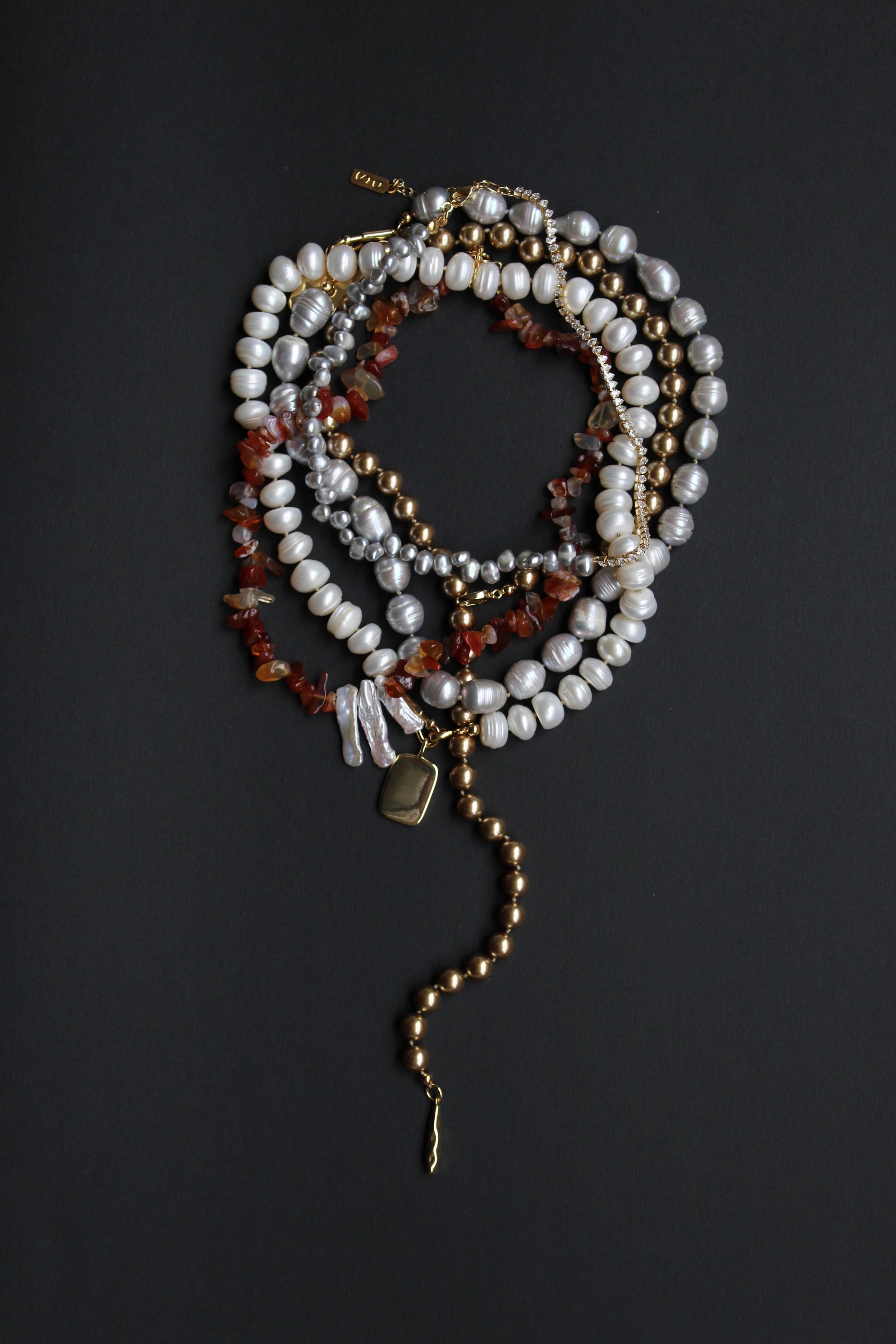 CORNALINA Pearl Necklace