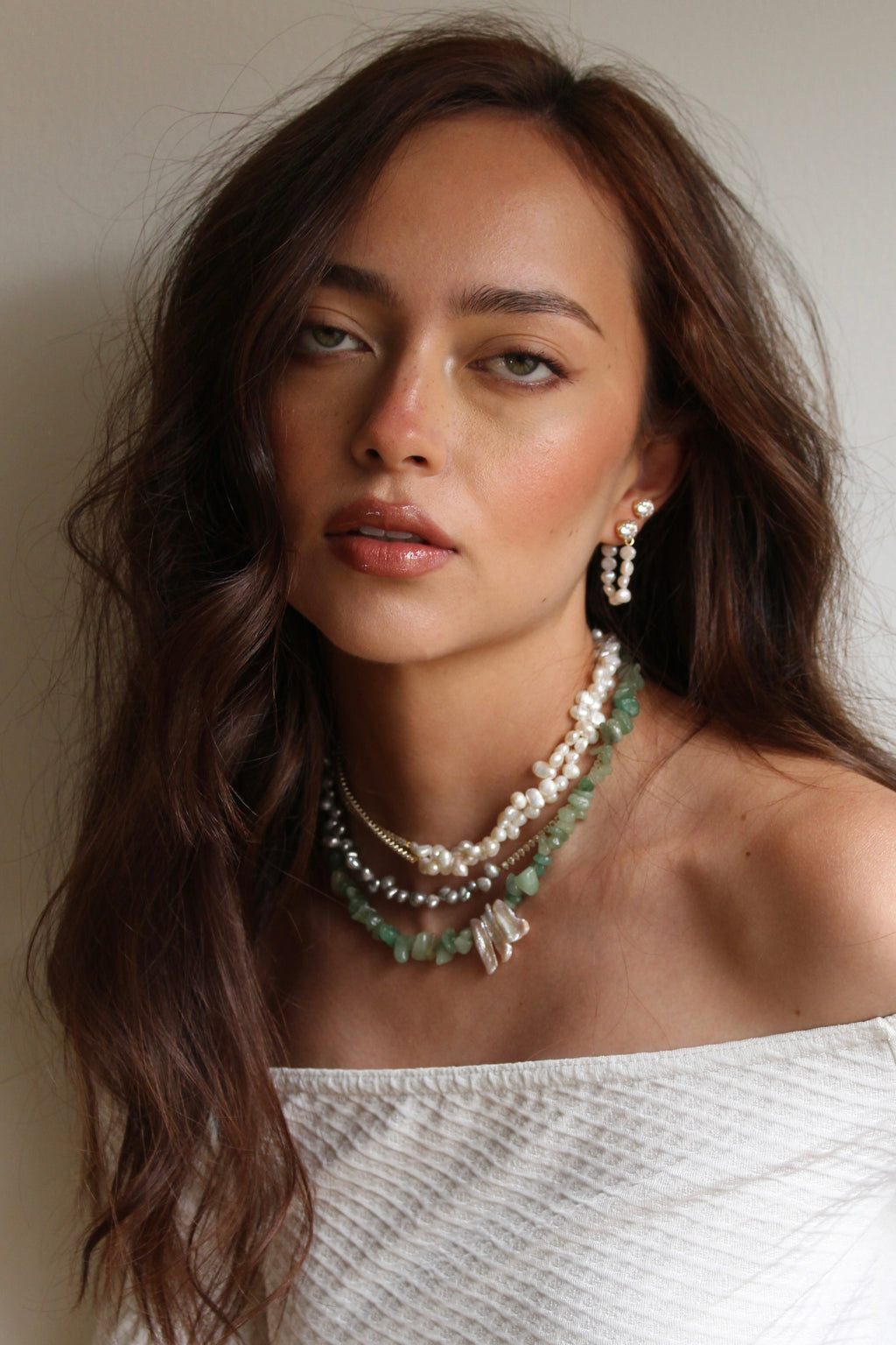 AMIRA Tennis Choker - White