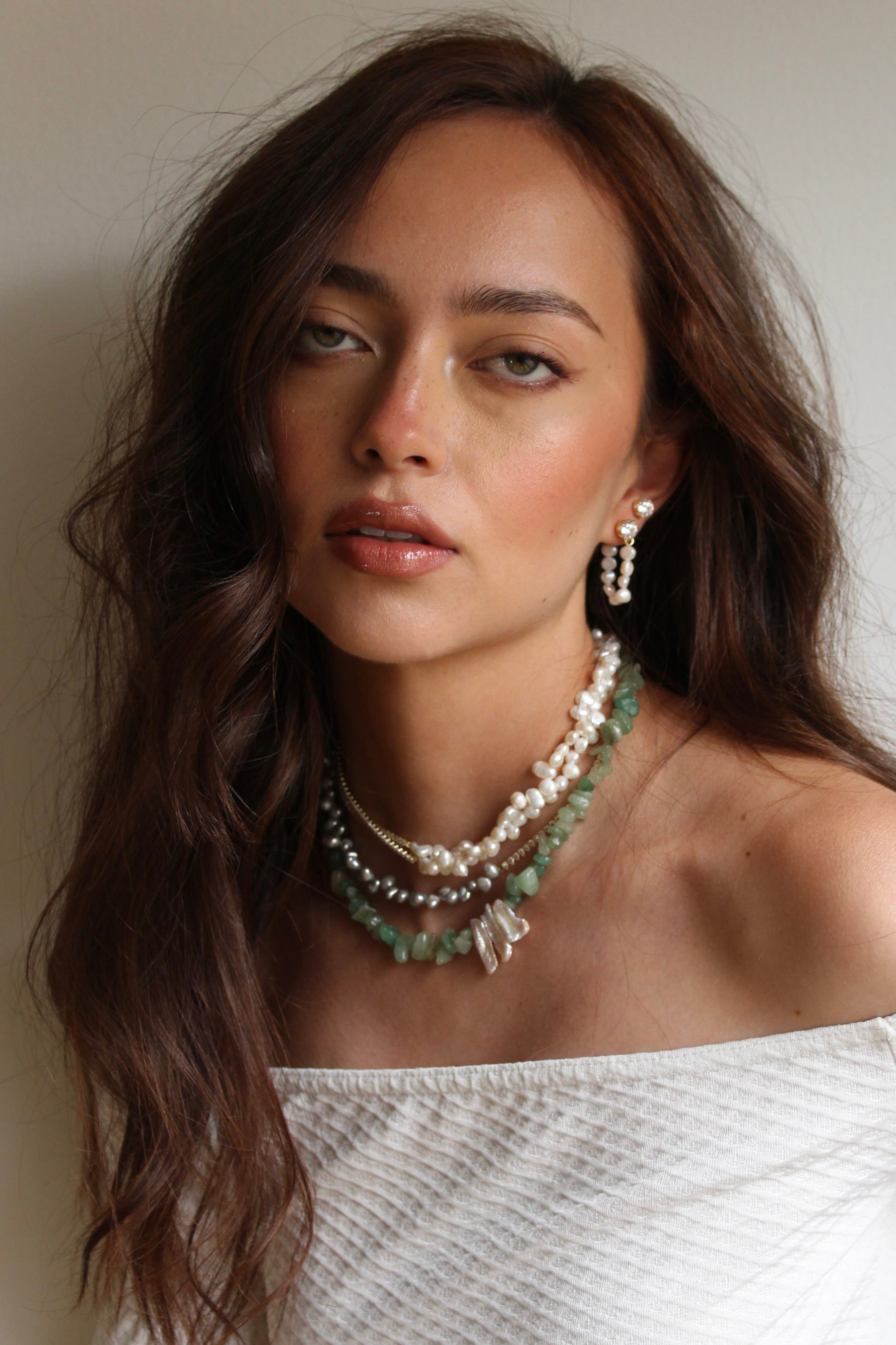 AMIRA Tennis Choker - White
