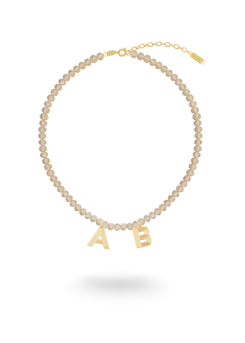 ALFABETO Necklace - 2 iniciales