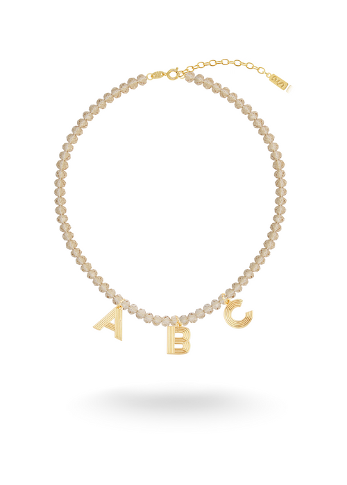ALFABETO Necklace - 3 iniciales