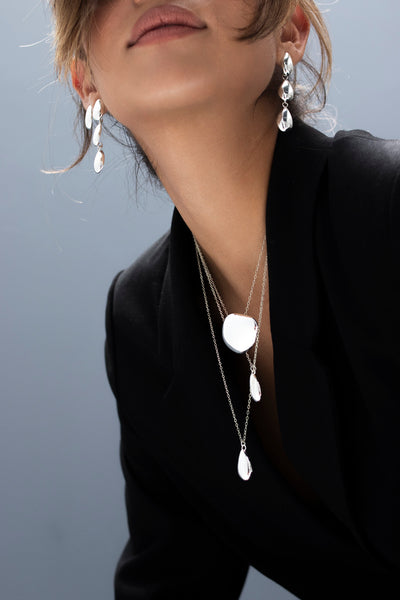 JASMINE TINY NECKLACE Silver