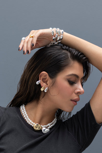 JASMINE PEARL NECKLACE Gold