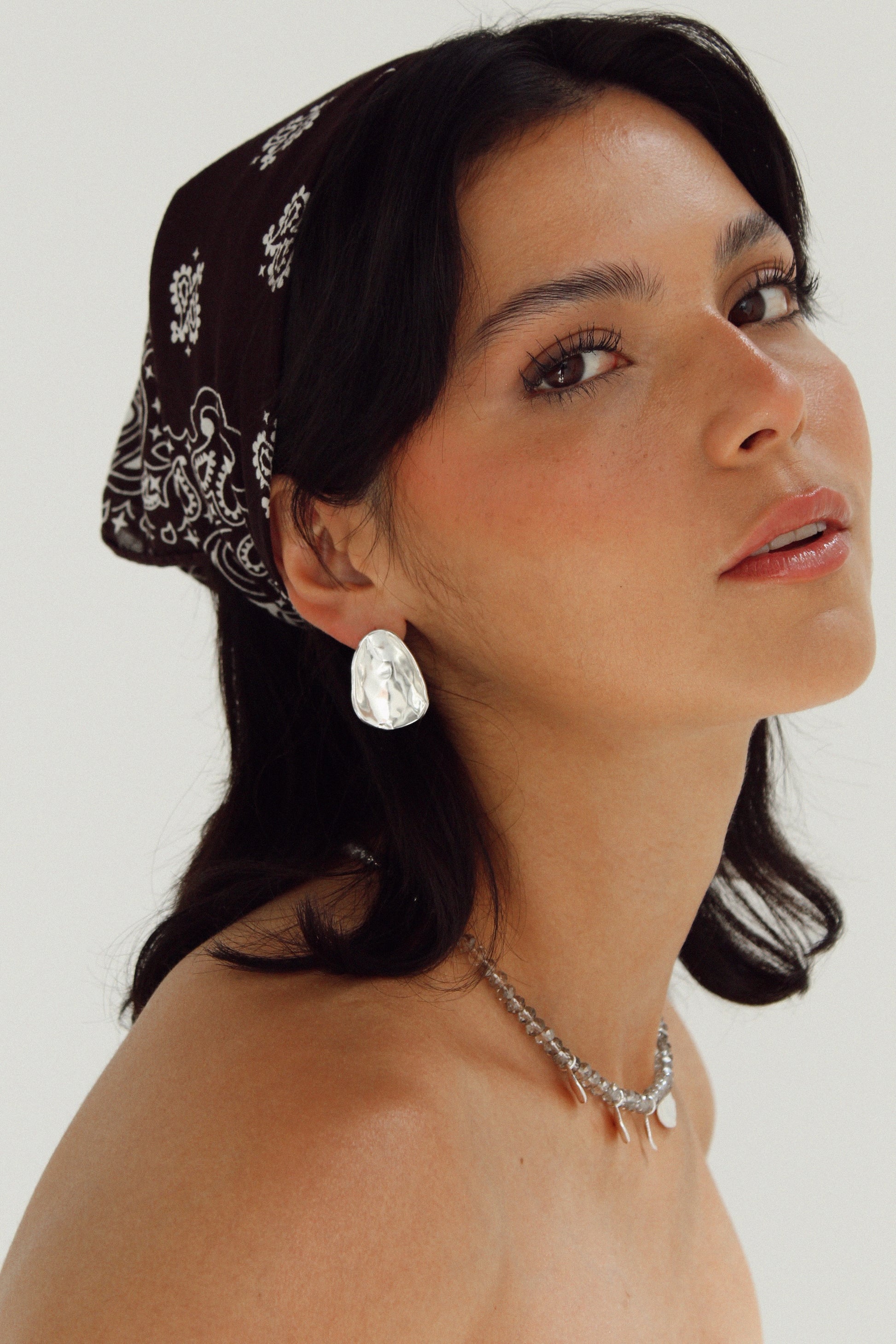 PETAL Silver Earrings