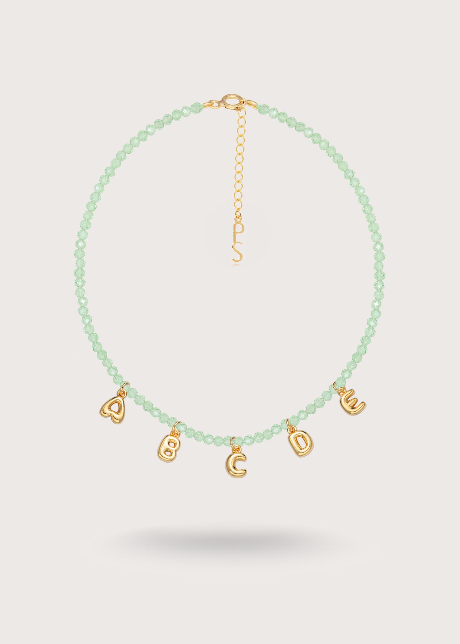 Custom Bubble Necklace - Green