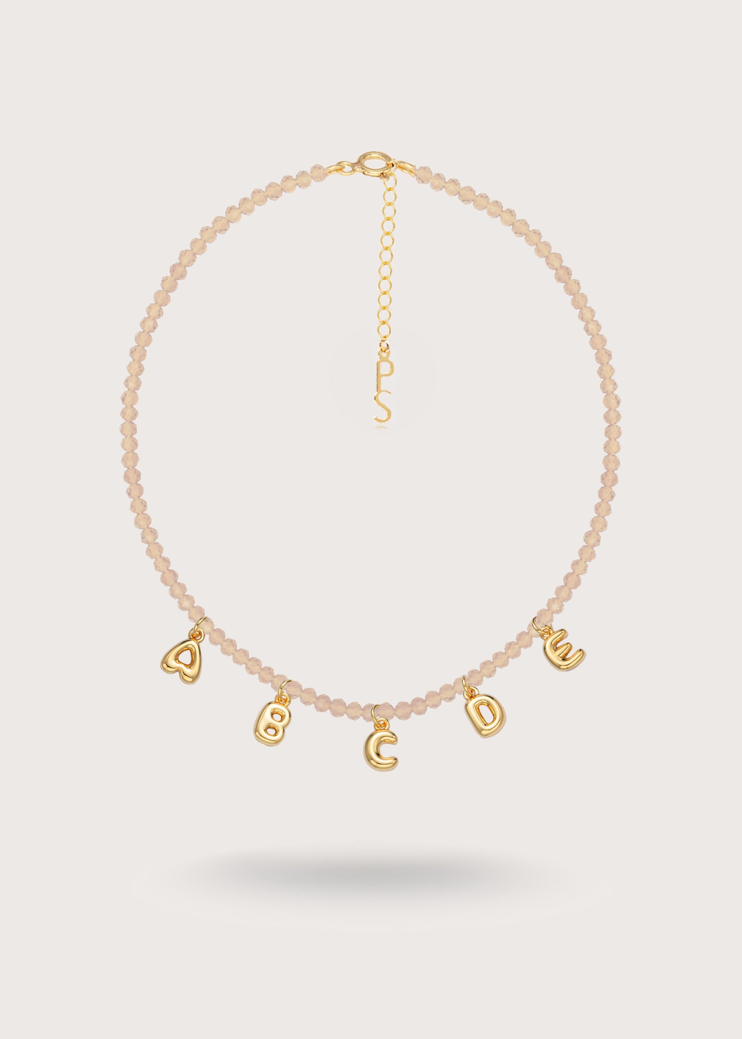 Custom Bubble Necklace - Nude