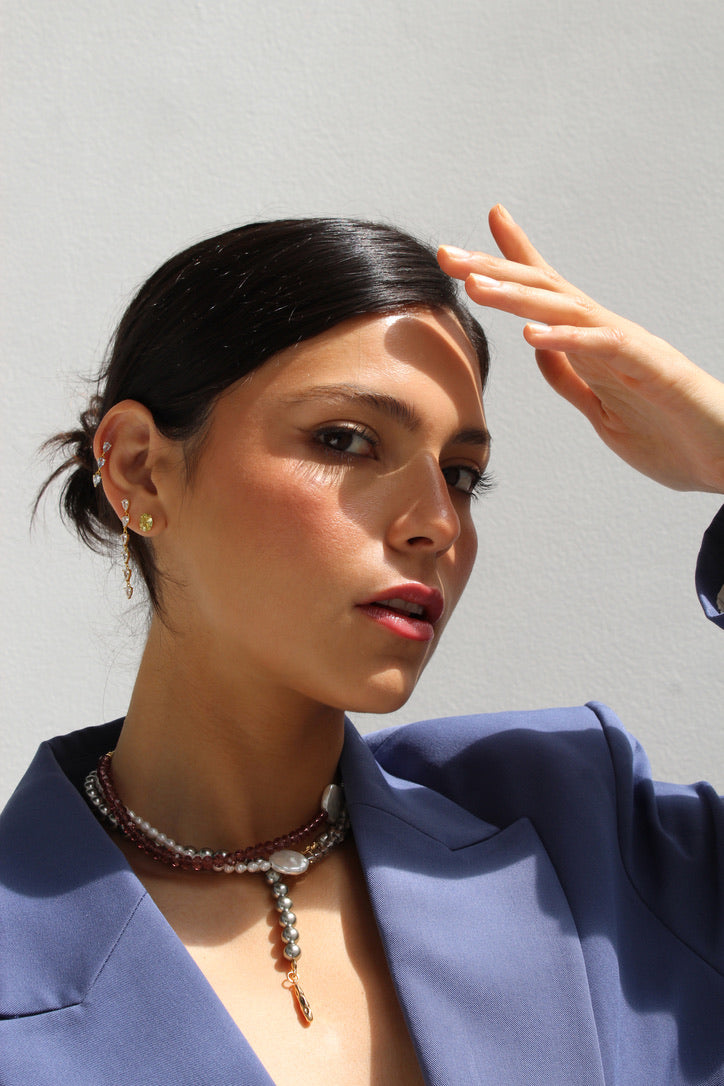 BAHIA Necklace - Plum