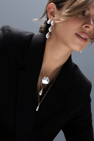 JASMINE TINY NECKLACE Silver