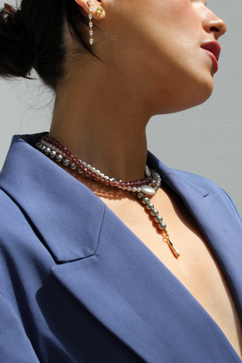 BAHIA Necklace - Plum
