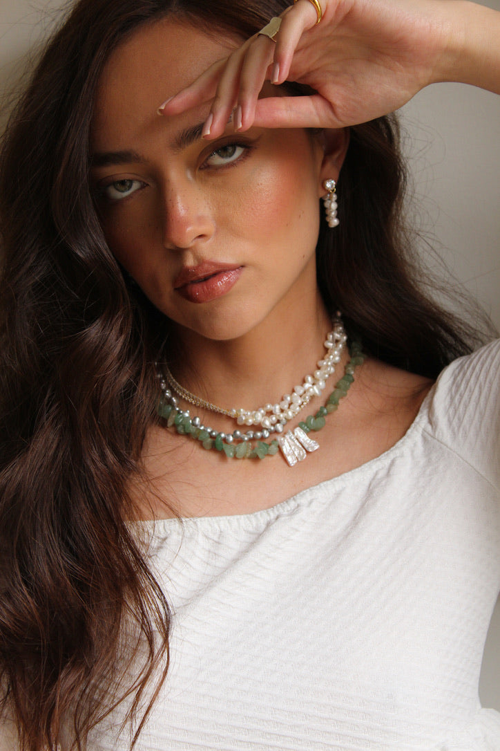 AVENTURINA Pearl Necklace