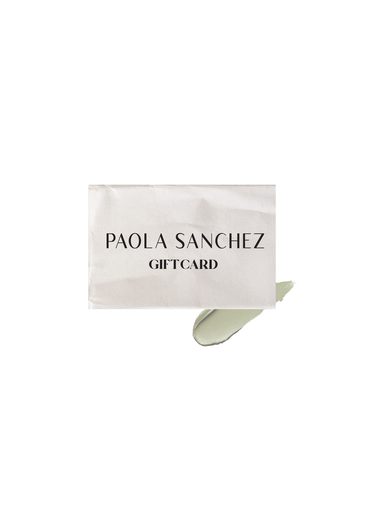 Paola Sanchez Jewelry Gift card
