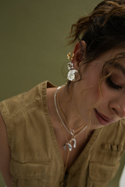DUNE Silver Earrings