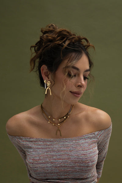 MATISSE Gold Earrings