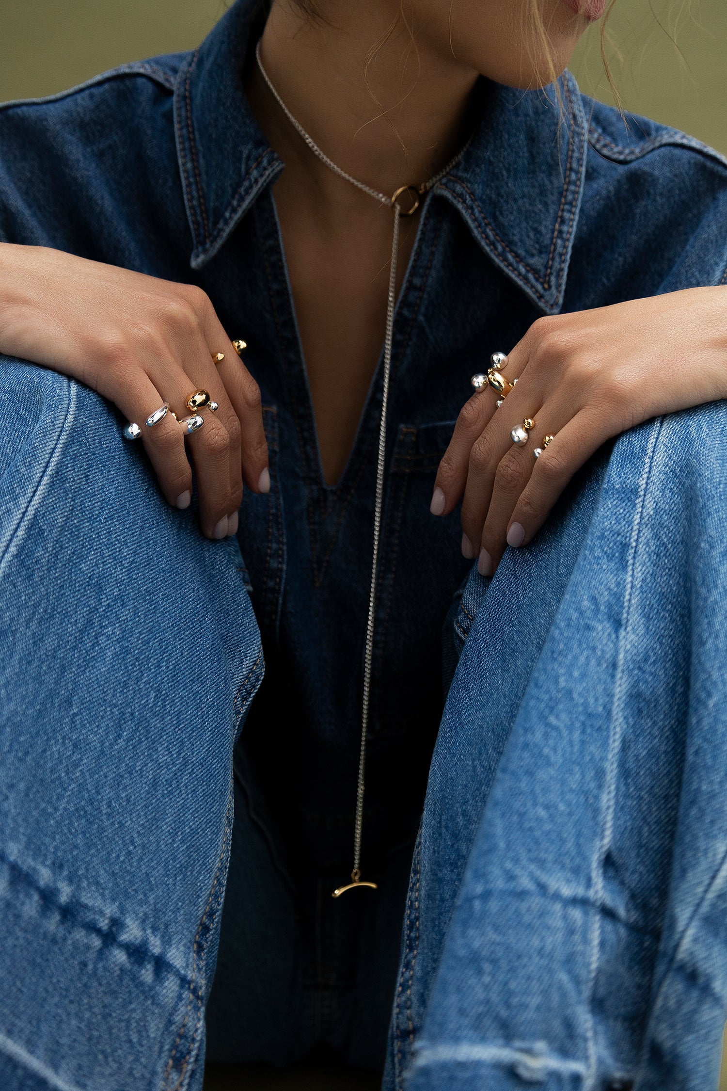 ZOE Silver Lariat