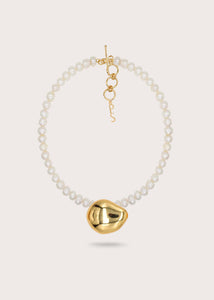 JASMINE PEARL NECKLACE Gold
