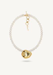 JASMINE PEARL NECKLACE Gold