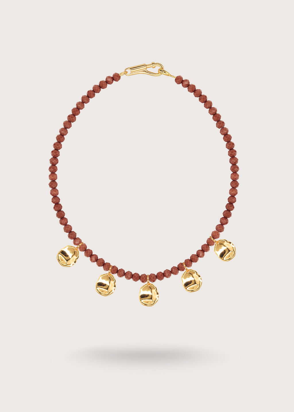 PETAL CHERRY Gold Necklace