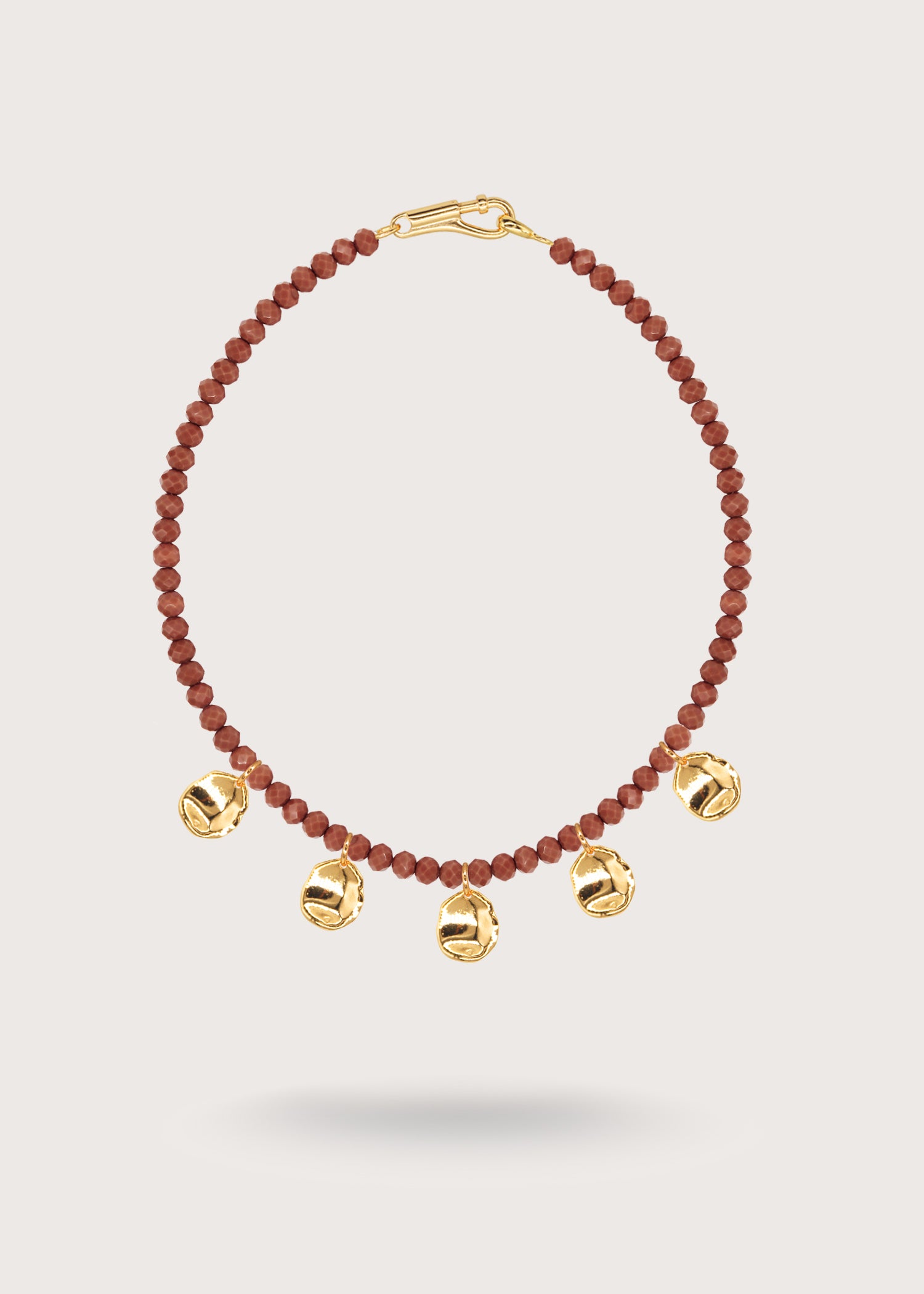 PETAL CHERRY Gold Necklace