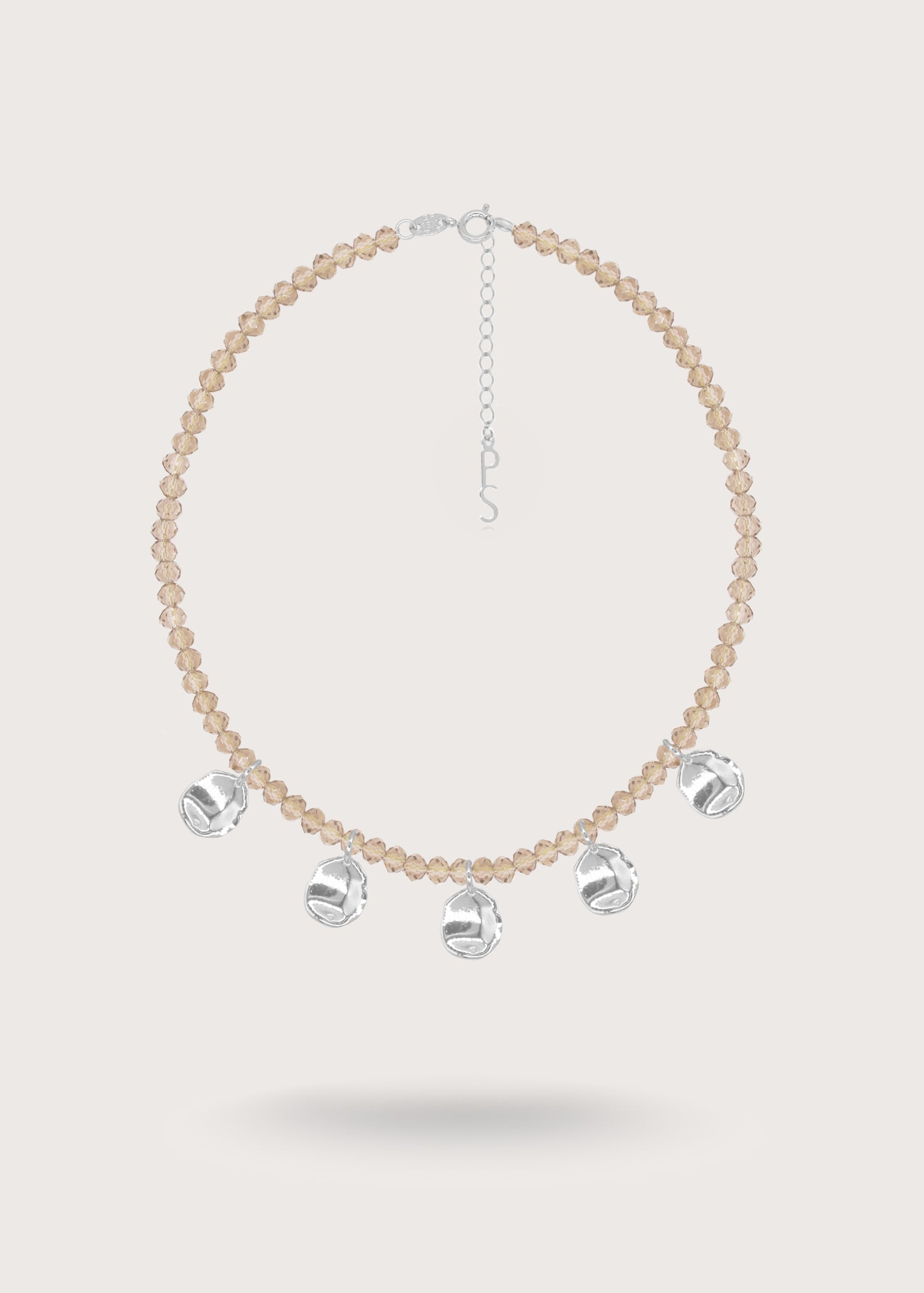 PETAL NUDE Silver Necklace