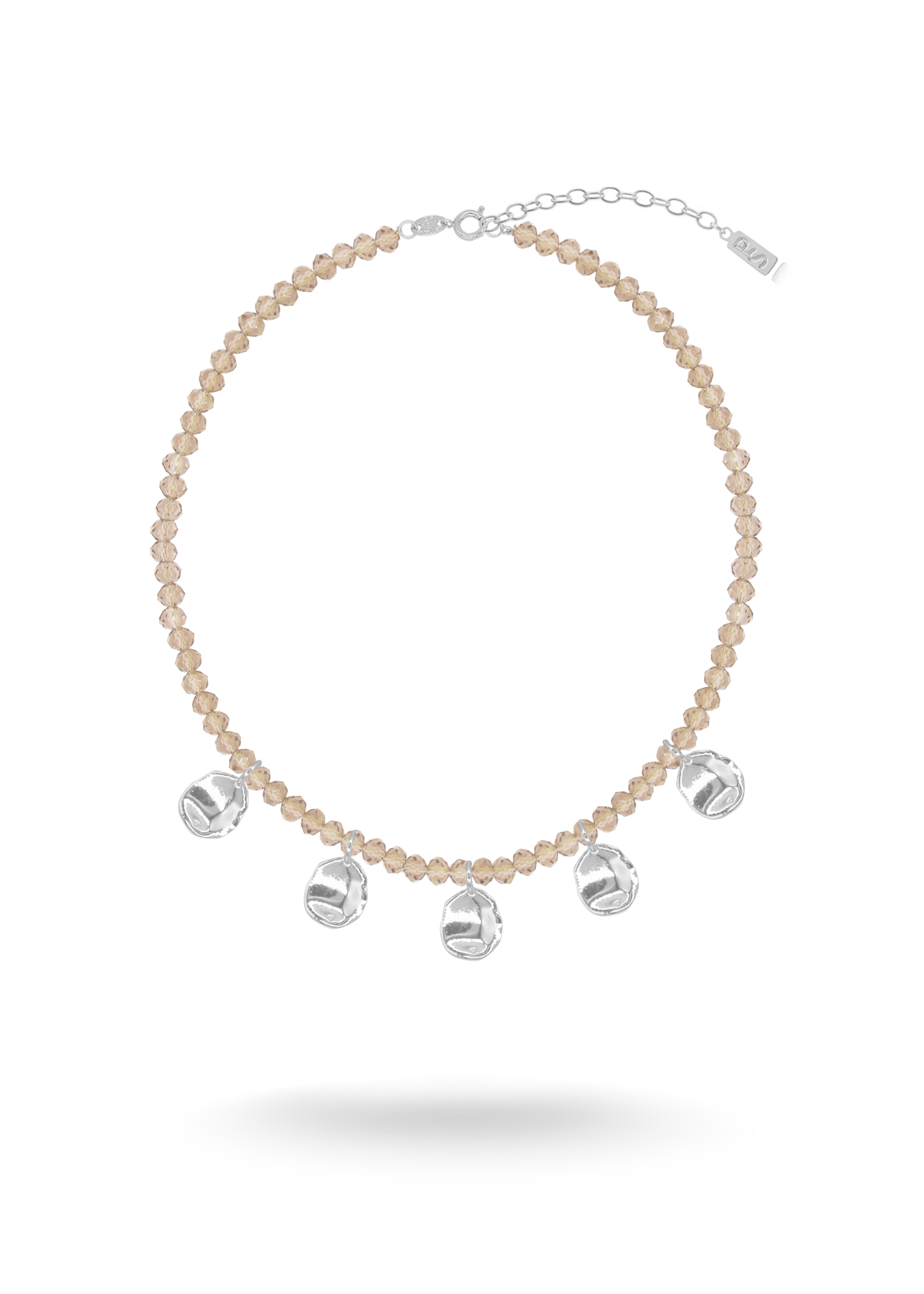 PETAL NUDE Silver Necklace