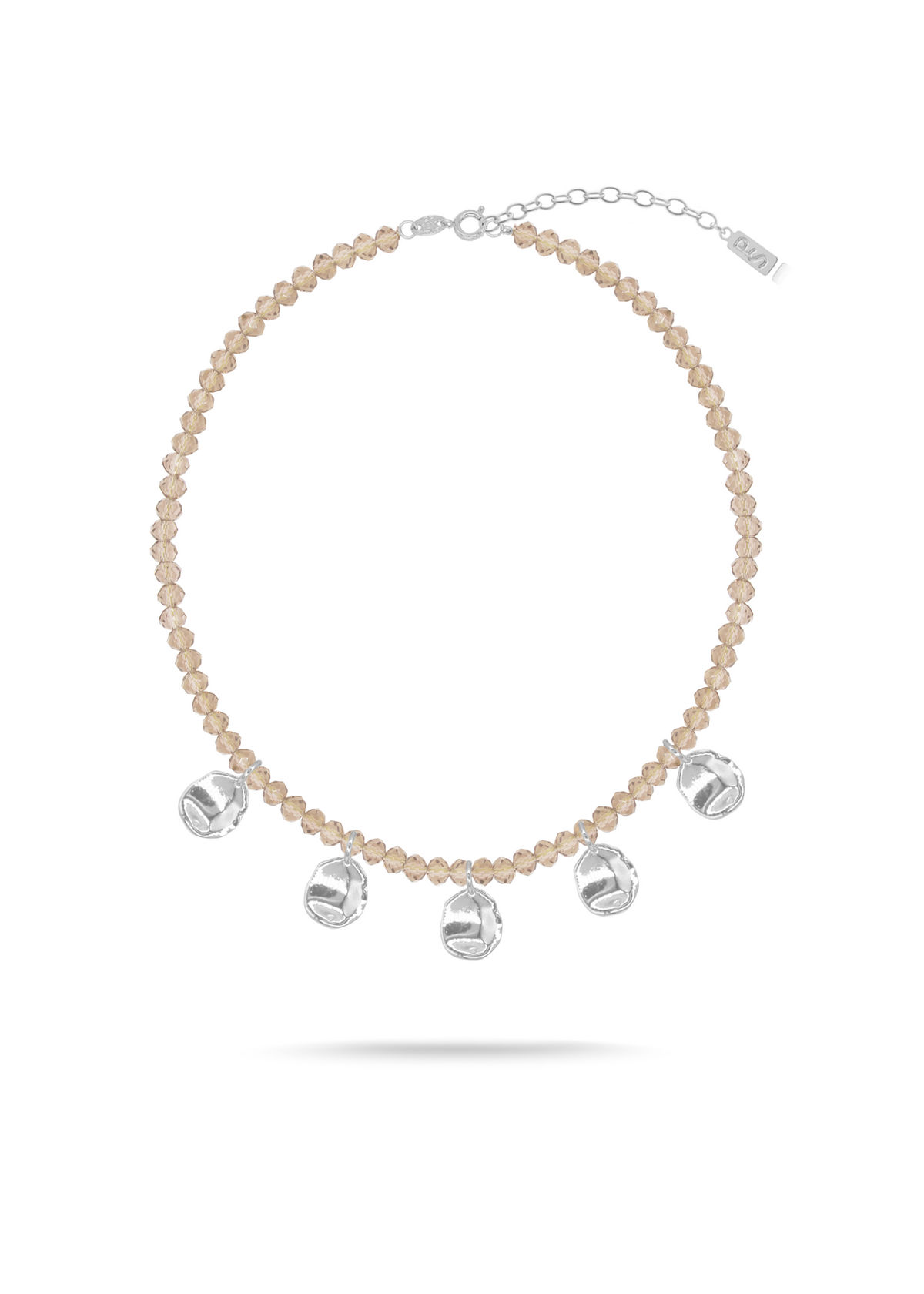 PETAL NUDE Silver Necklace