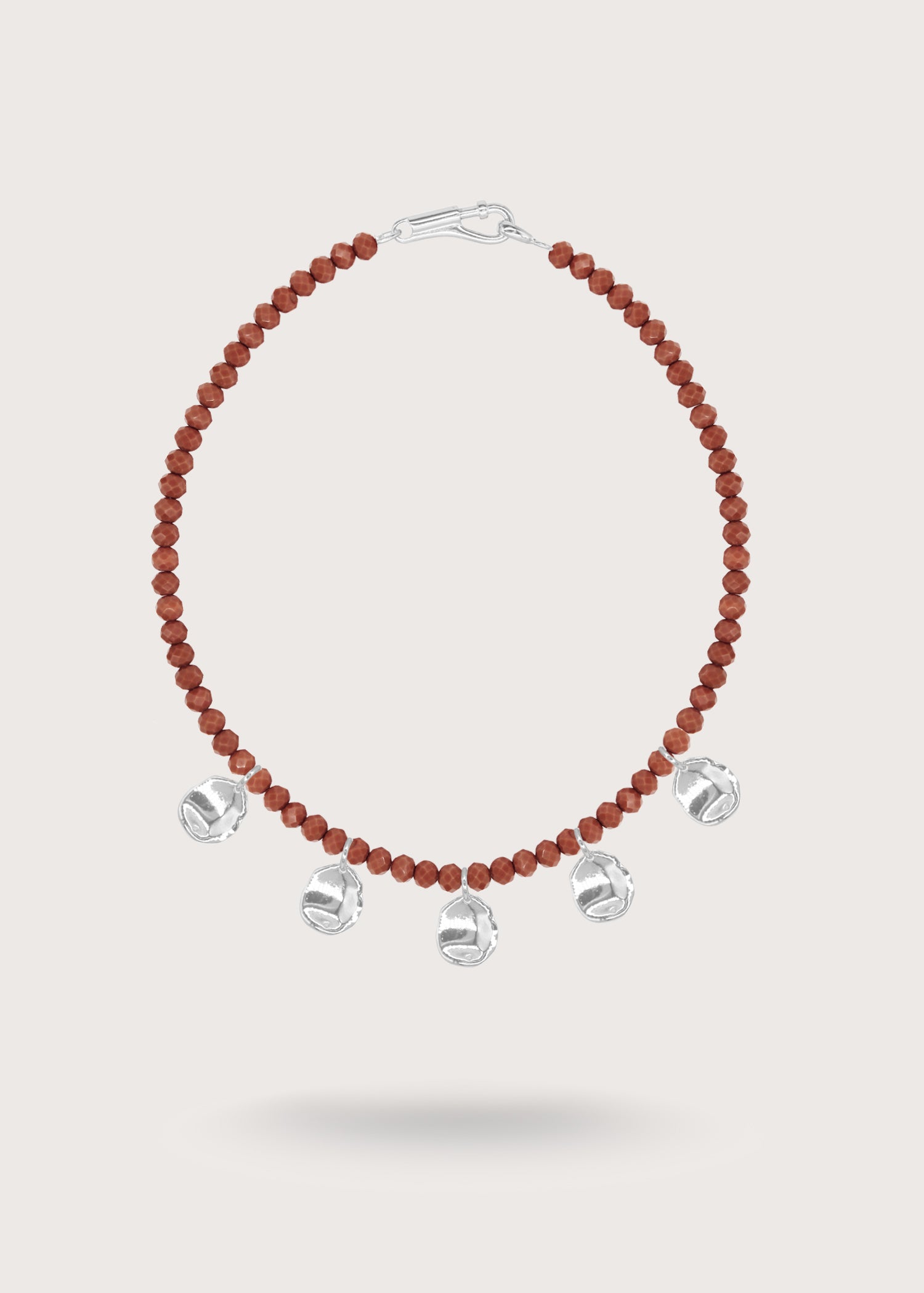 PETAL CHERRY Silver Necklace