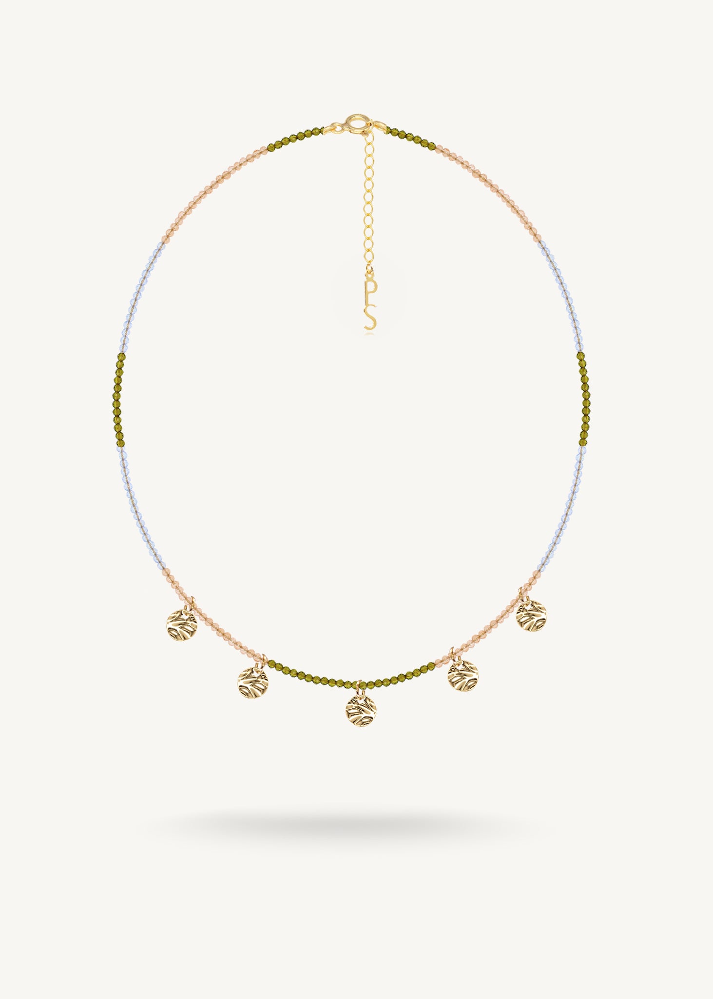 WAVY Gold Drop Necklace