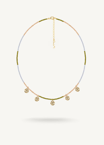 WAVY Gold Drop Necklace